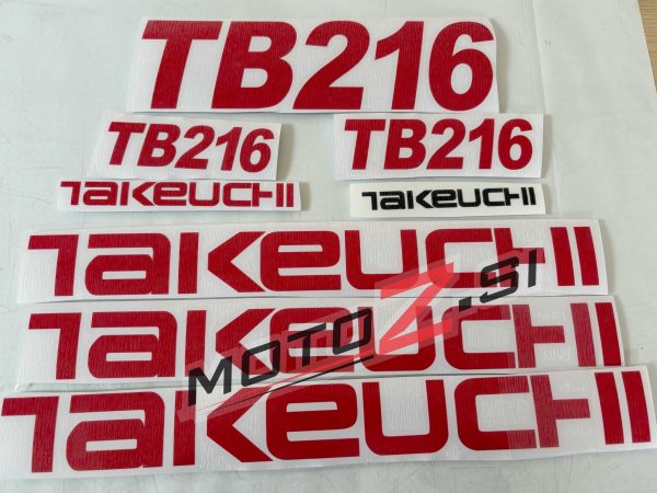 Takeuchi tb216 nalepke